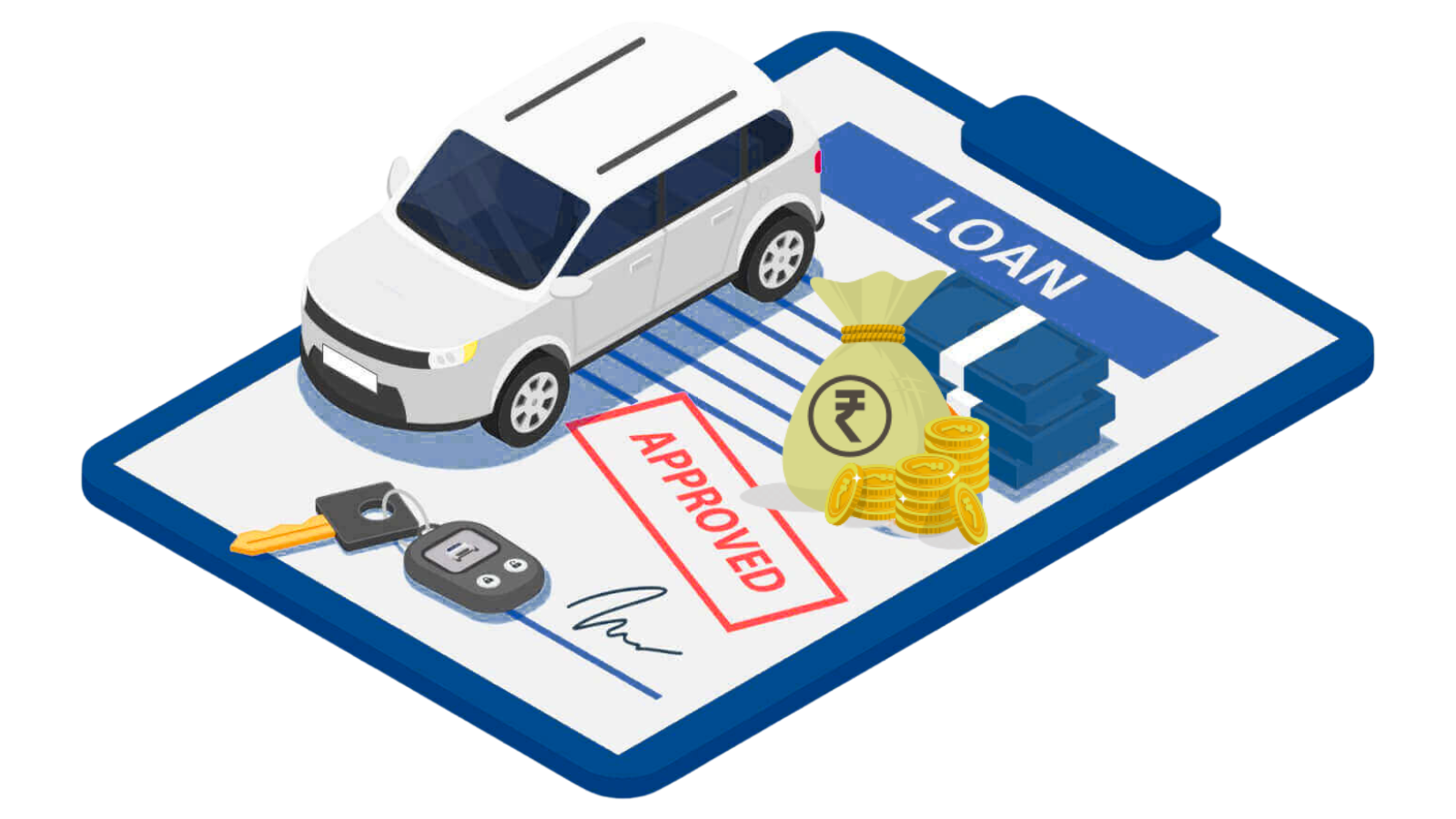 Car Loan Illustration